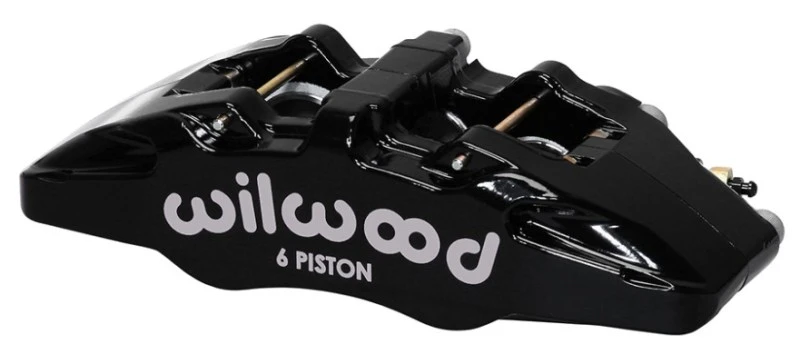 Wilwood Caliper-Forged Dynapro 6 5.25in Mount-R/H 1.62/1.38in/1.38in Pistons.81in Disc