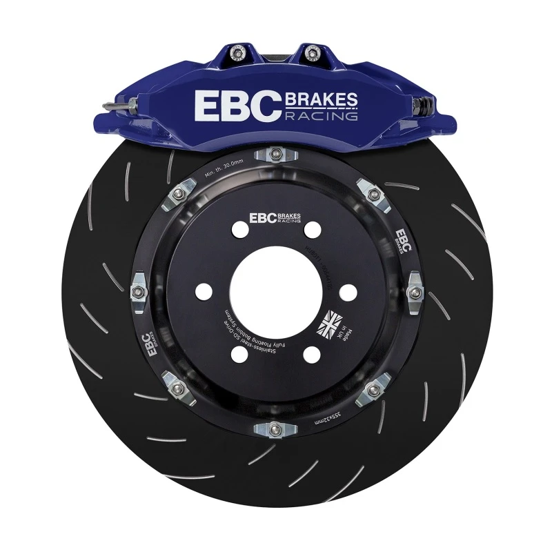 EBC Racing 14-19 BMW M3 F80/F82/F87 3.0T Blue Apollo-4 380mm Rotors Front Big Brake Kit