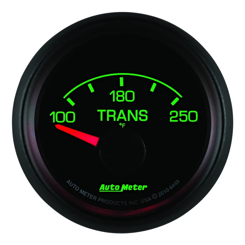 Autometer Factory Match Ford 52.4mm Short Sweep Electronic 100-250 Deg F Transmission Temp Gauge