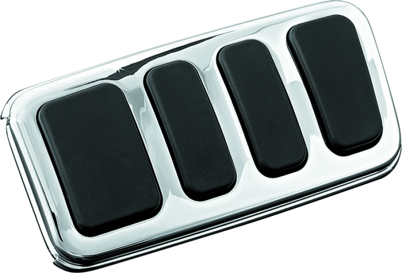 Kuryakyn ISO Brake Pedal Pad Longhorn Chrome