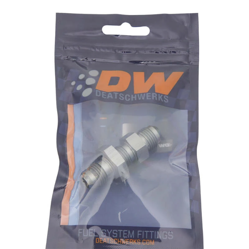 DeatschWerks 6AN-Männliche Flare auf 6AN-Männliche Flare Bulkhead-Adapter (inkl. Mutter)