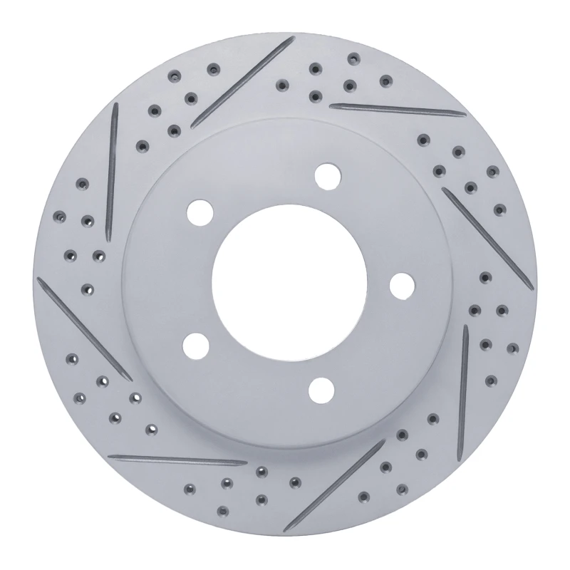DFC 97-02 Ford Expedition Front Left Drilled & Slotted Geoperformance Rotor