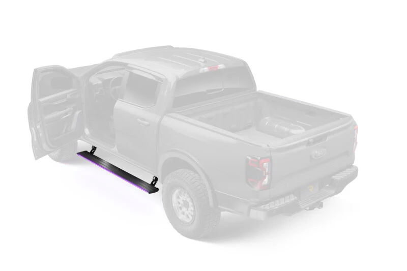 AMP Research 24-25 Ford Ranger SuperCrew PowerStep Vision - Black