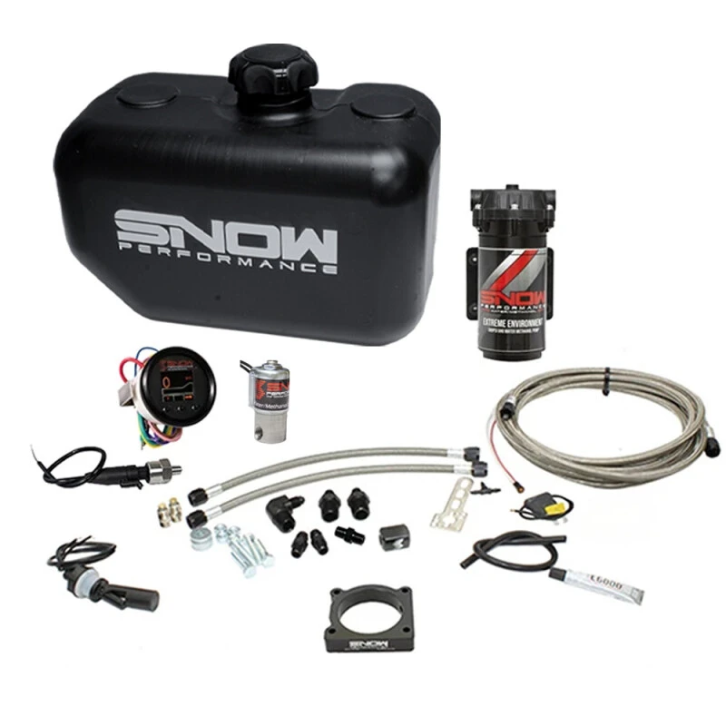 Snow Performance 11-17 F-150 Stg 2 Boost Cooler Water Injection Kit w/SS Brd Line & 4AN Fittings