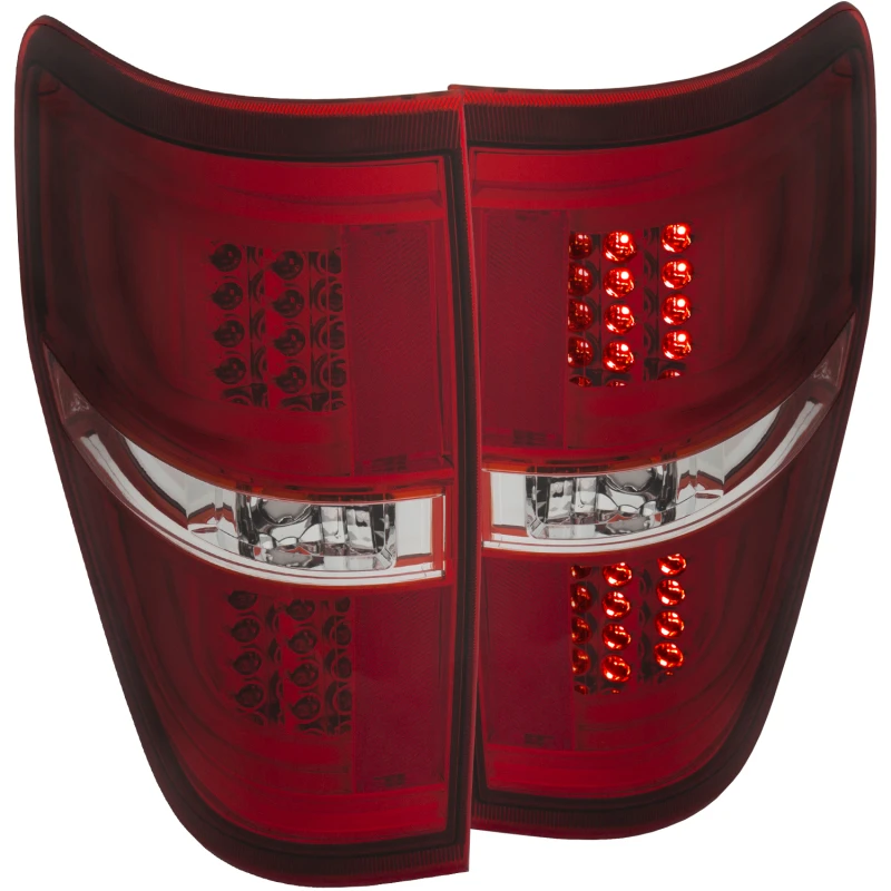 ANZO 2009-2013 Ford F-150 LED-Rückleuchten Rot/Klar