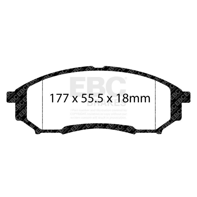 EBC 05-07 Ford F250 (inc Super Duty) 5.4 (2WD) Extra Duty Rear Brake Pads