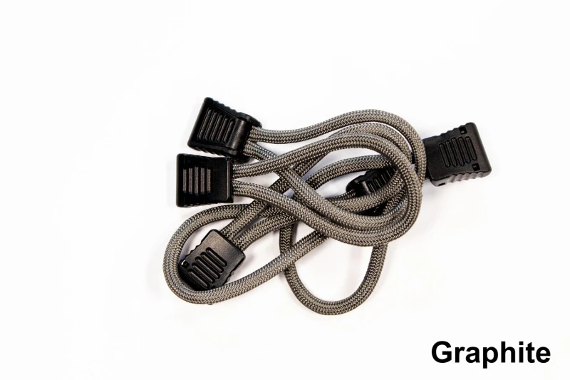 Fishbone Offroad Paracord Zipper Pulls 5 Pcs Graphite