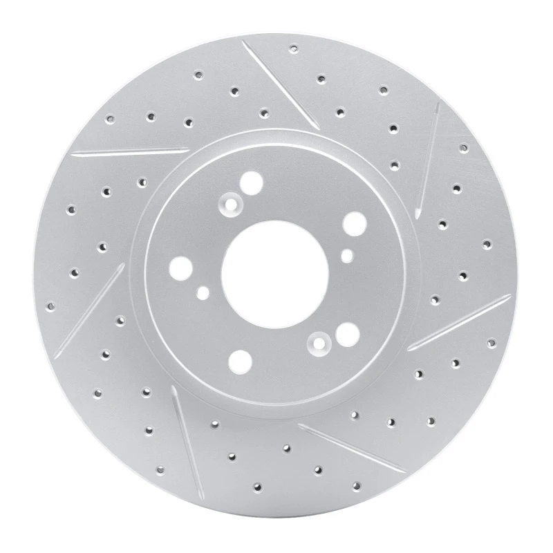 DFC 99-14 Acura TSX Front Right Drilled & Slotted Geoperformance Rotor