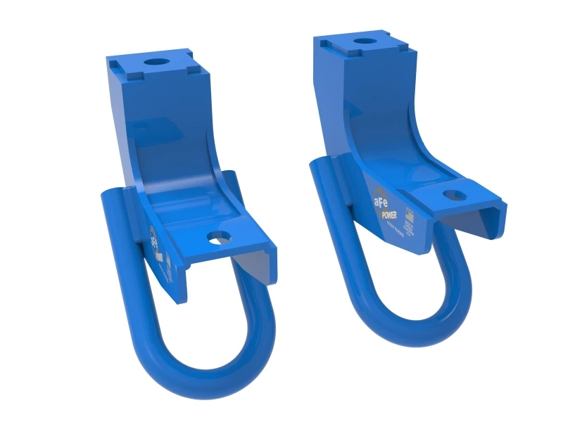 aFe Toyota Tundra 2022 V6-3.5L (tt) Front Tow Hook Blau