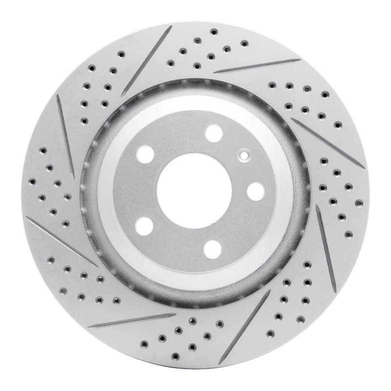 DFC 05-11 Audi A6 Quattro Rear Left Drilled & Slotted Geoperformance Rotor