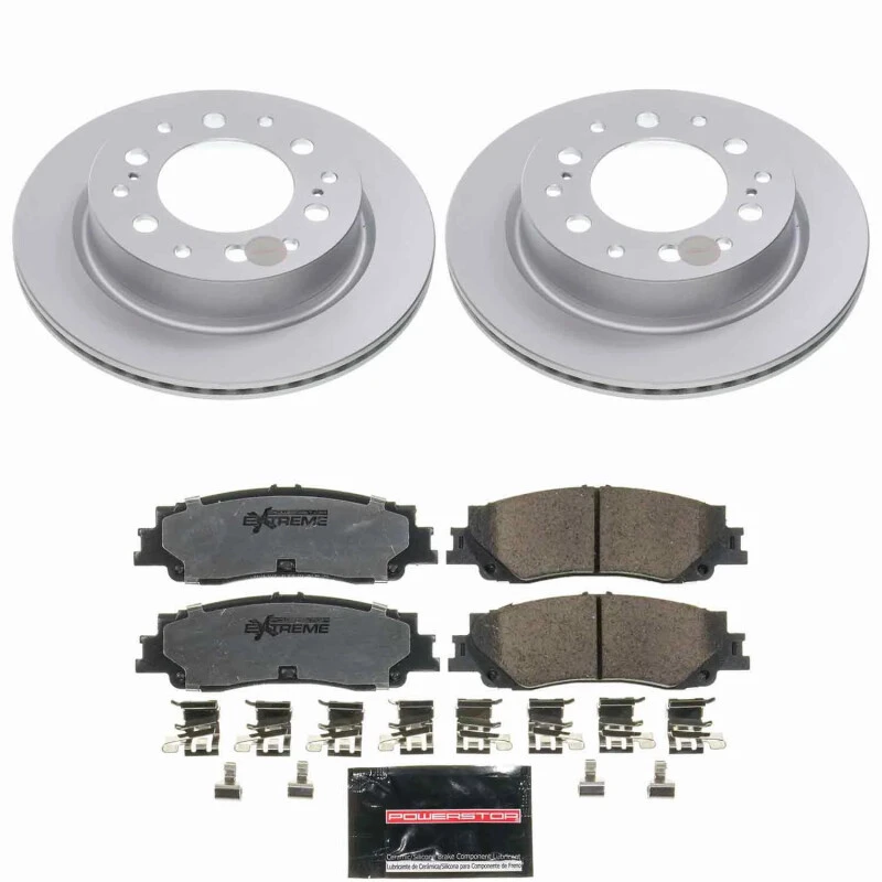 Power Stop 24-25 Toyota Tacoma Rear Z36 Coated Truck & Tow Brake Kit