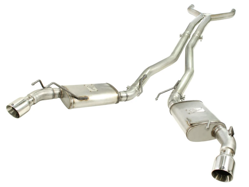 aFe MACHForce XP Auspuff 3 Zoll Edelstahl CB/10-13 Chevy Camaro V8-6.2L (td) (polierte Spitze)