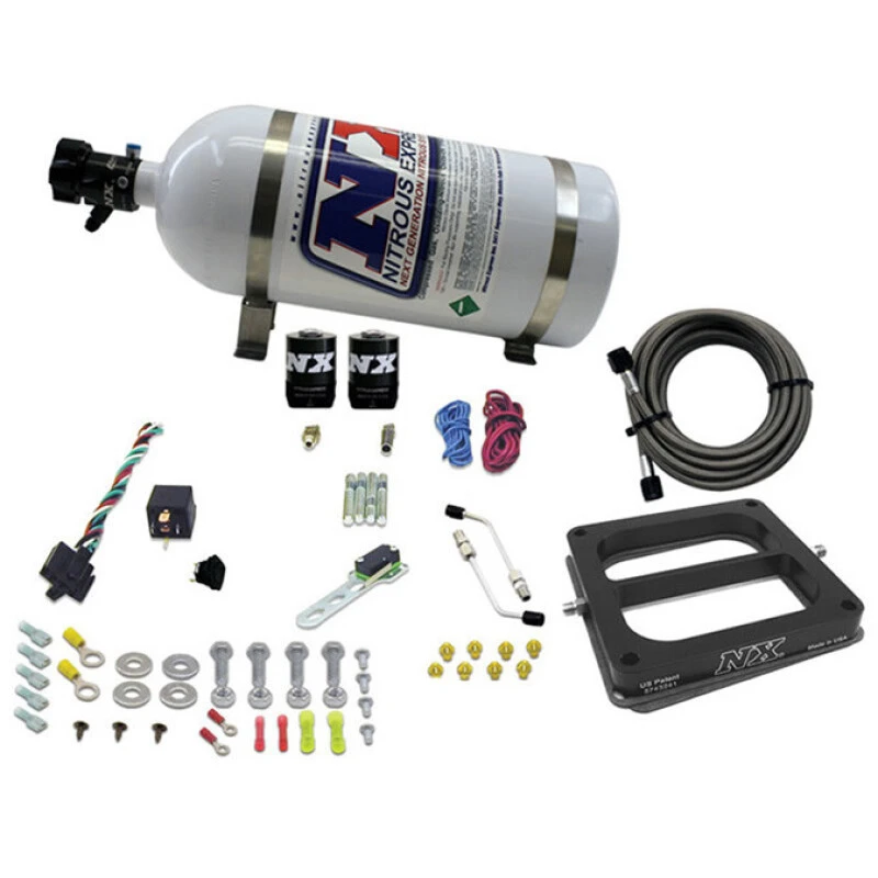 Nitrous Express Dom/Alcohol Nitrous Kit (100-500HP) w/10lb Bottle