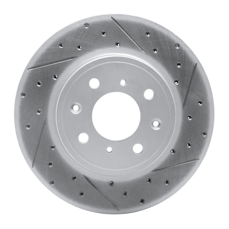 DFC 15-20 Honda Fit (Mexico) Front Right Drilled & Slotted Geoperformance Rotor
