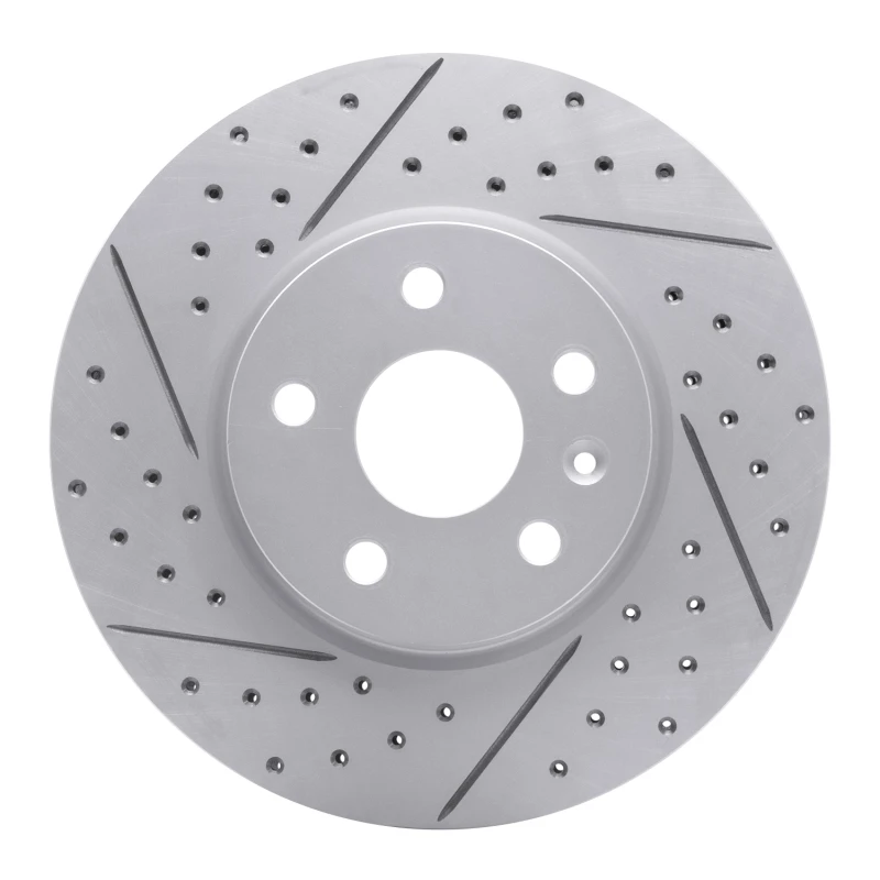 DFC 10-25 Buick Regal Front Left Drilled & Slotted Geoperformance Rotor