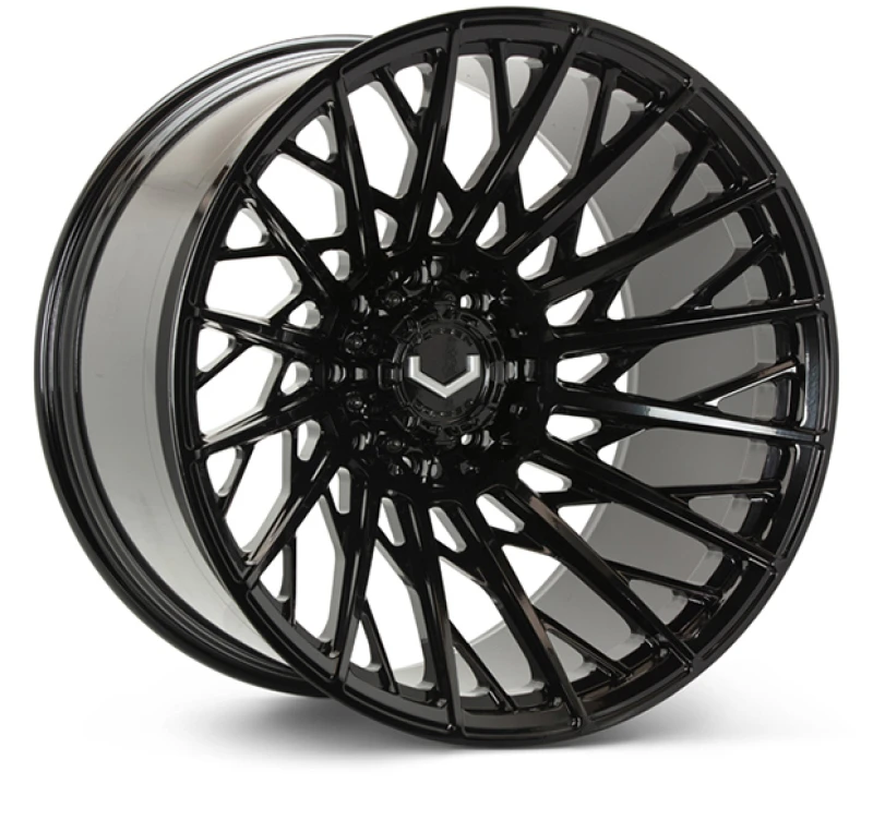 Vossen VFX-02T 24x12 - 8x180 - ET44 - Ultra Deep - 124.3 - Gloss Black Wheel