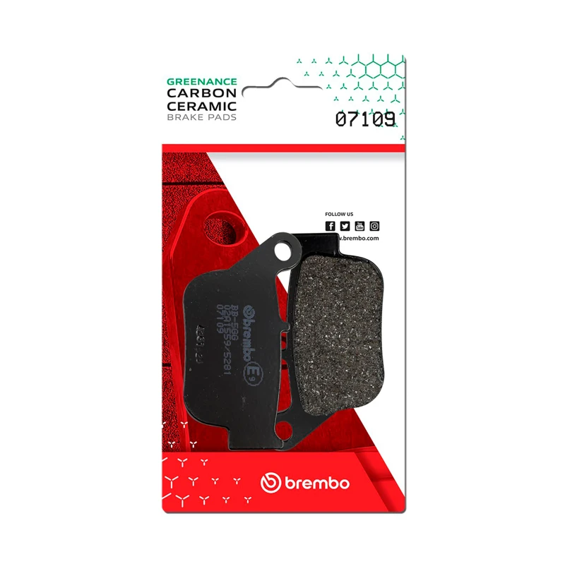 Brembo OE Carbon Ceramic Brake Pad for Yamaha X-Max - Rear
