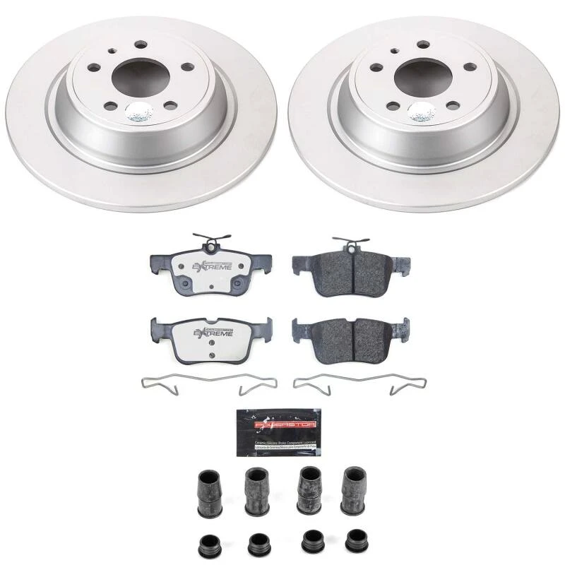 Power Stop 17-20 Ford Fusion Rear Z36 Coated Truck & Tow Brake Kit