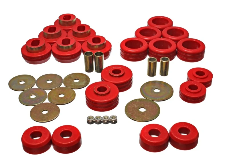 Energy Suspension 92-97 GM Denali XL/Blazer/Yukon XL 4WD Rote Karosserie-Montage-Set