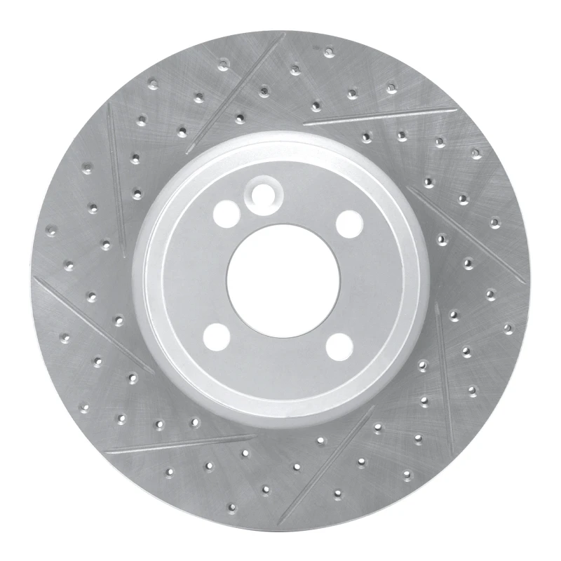 DFC 02-06 Mini Cooper (Excl Clubman Front Left Drilled & Slotted Geoperformance Rotor