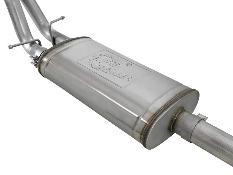 aFe Gemini XV 3-Zoll-304-Edelstahl-Cat-Back-Auspuff mit Cutout 19-21 GM Silverado/Sierra 1500 V8