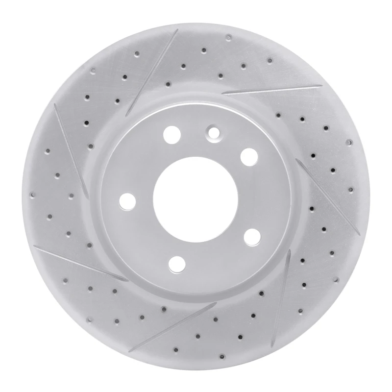 DFC 11-25 Buick Lacrosse Front Left Drilled & Slotted Geoperformance Rotor
