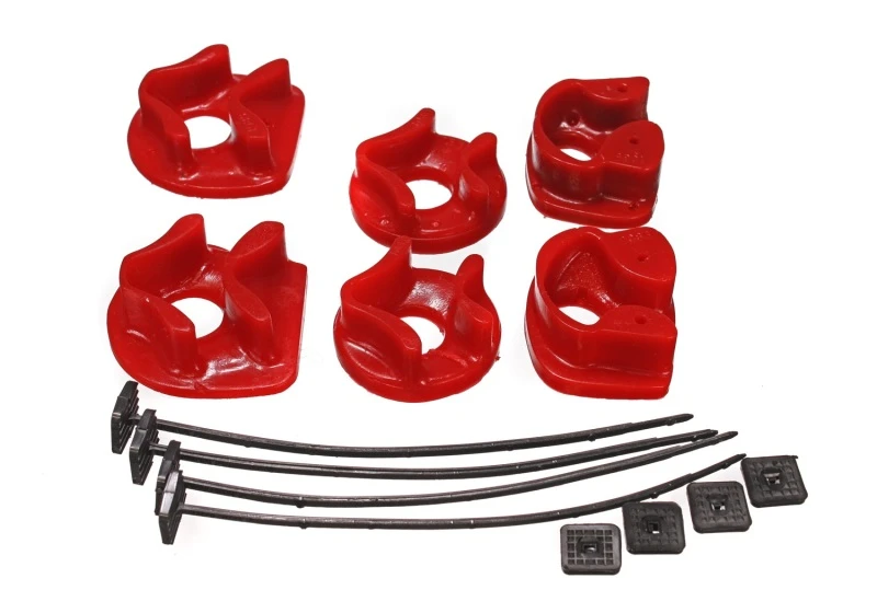 Energie-Suspension 90-93 Acura Integra Rote Motorhalter-Einsätze (2 Drehmoment-Halter-Positionen)