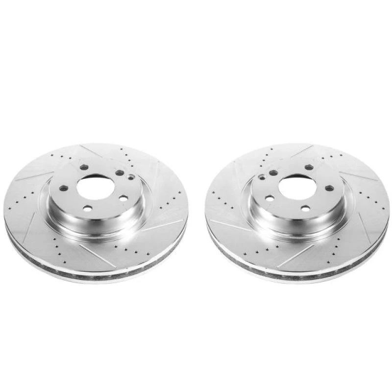 Power Stop 07-09 Mercedes-Benz E350 Front Evolution Drilled & Slotted Rotors - Pair