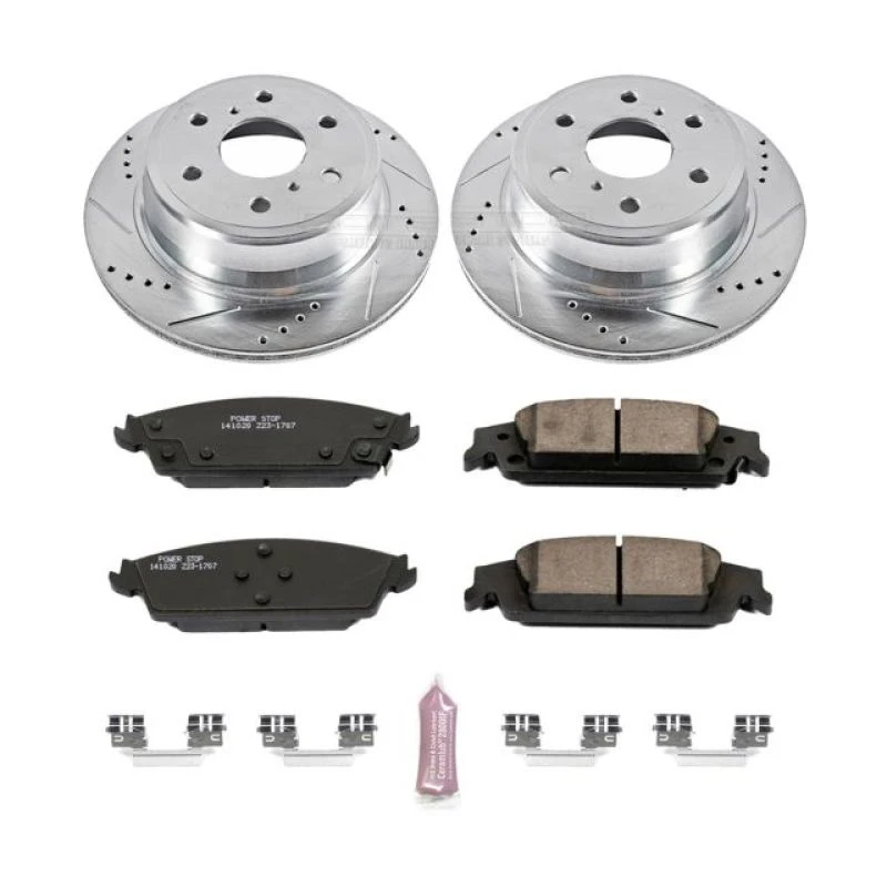powerstop_K6562-67945bcbda144 Power Stop 15-19 Cadillac Escalade Rear Z23 Evolution Sport Brake Kit