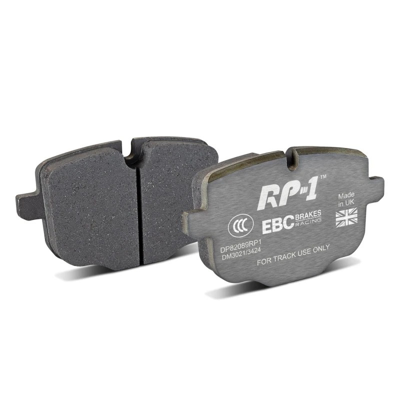 EBC Racing 2021+ BMW M3/M4 / 2023+ BMW M2 (G80/G82/G87) RP-1 Race Rear Brake Pads