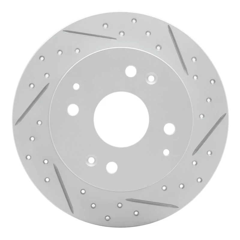 DFC 98-02 Acura Cl Rear Right Drilled & Slotted Geoperformance Rotor