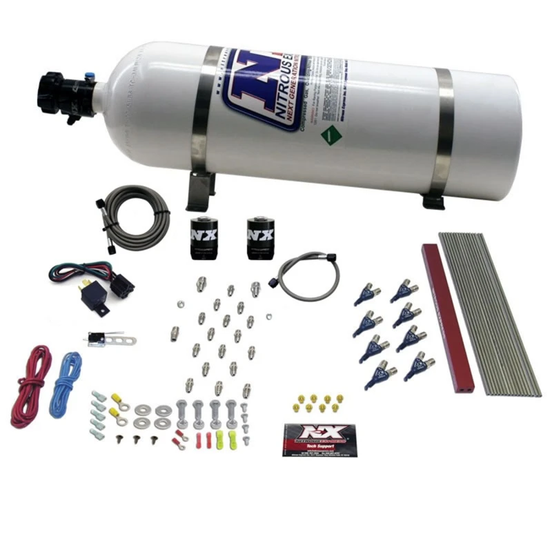 nitrous-express_80010-15-67942fe72363f Nitrous Express GM LT1/LS1 Pro Piranha Düse Gas Nitrous Kit mit 15lb Flasche
