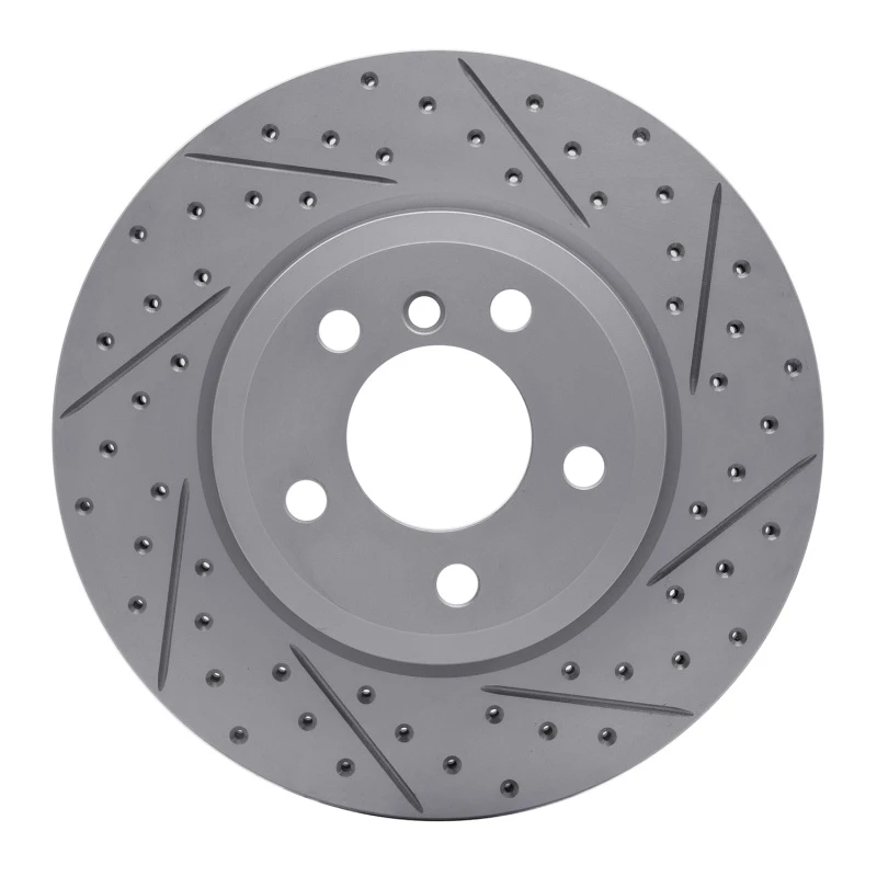 DFC 04-10 BMW X3 Front Right Drilled & Slotted Geoperformance Rotor