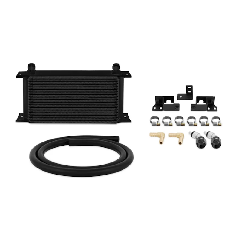Mishimoto Getriebe-Kühler-Kit für Jeep Wrangler JK 3.8L 42RLE - Schwarz