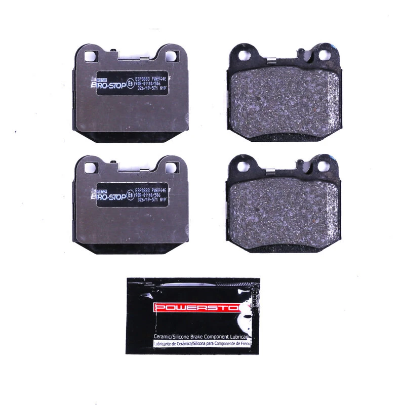 Power Stop 00-03 Mercedes-Benz ML55 AMG Euro-Stop ECE-R90 Rear Brake Pads
