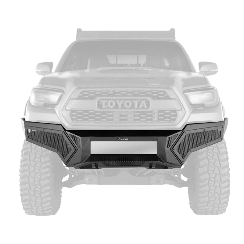 Go Rhino 16-21 Tacoma Element Front Stoßfänger mit Power-aktuiertem Hide-away Lichtbalkenhalter Tex Schwarz
