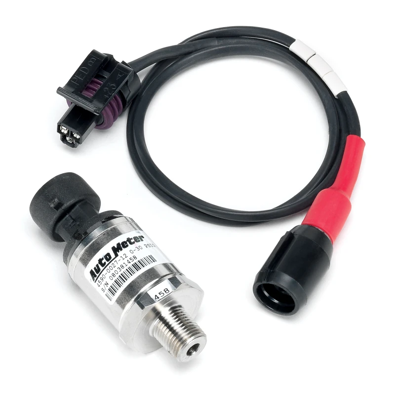 AutoMeter 2BAR / 30PSIG Fluid Pressure Sensor Solid State 1/8in NPTF Male