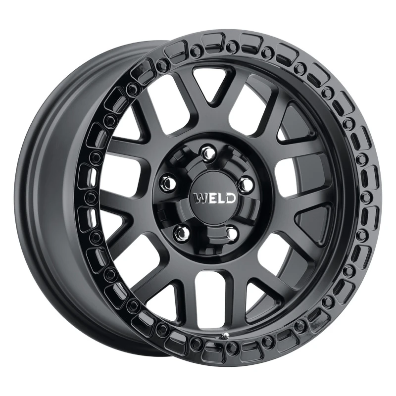Weld Off-Road W104 17x9,0 Cinch 6x135 6x139,7 ET00 BS5,00 Satin Schwarz Glanz Schwarz 106,1