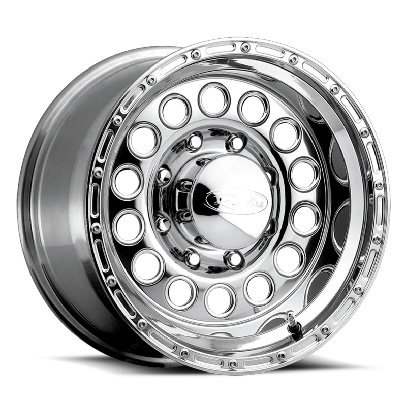 Raceline 887 Rock Crusher 15x10in / 5x114.3 BP / -47mm Offset / 83.82mm Bore - Polished Wheel