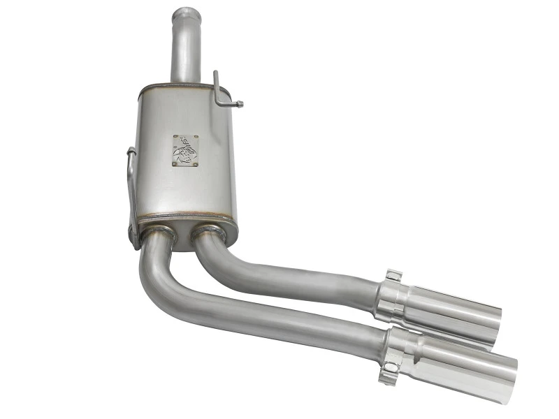 aFe Rebel Series CB Middle-Side Exit SS Auspuff mit polierten Endstücken 09-16 GM Silverado/Sierra V6/V8