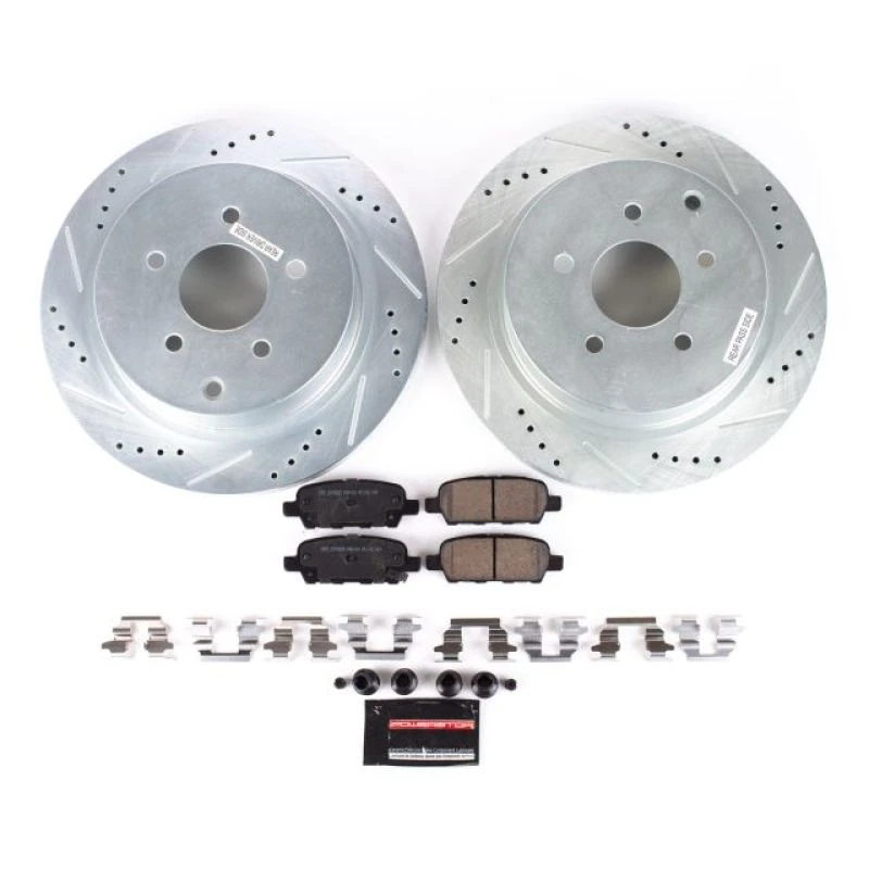powerstop_K2427-679457e25c4ff Power Stop 03-12 Infiniti FX35 Rear Z23 Evolution Sport Brake Kit