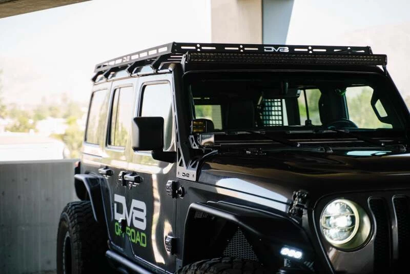 DV8 Offroad Light Bar Halter für 2018+ Jeep Wrangler JL