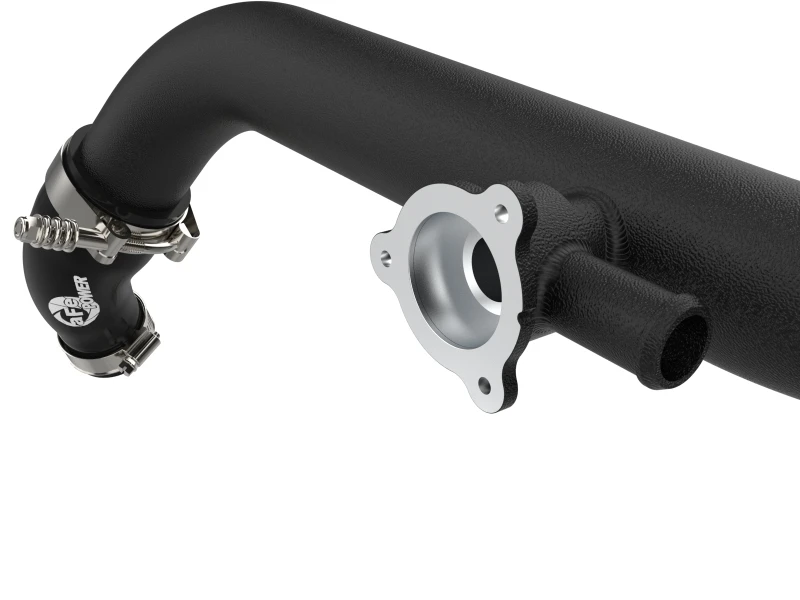 aFe 21-23 Ford Bronco V6-2.7Ltt BladeRunner Alum Hot & Cold Charge Pipe Kit - Black
