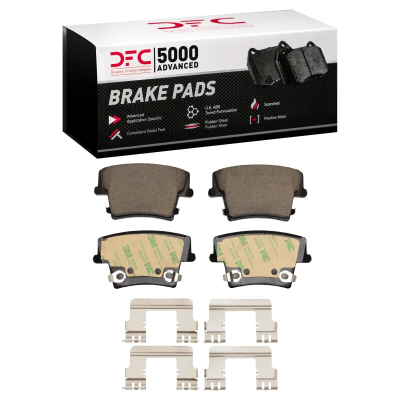 DFC 07-23 Chrysler 300 Rear 5000 Advanced Ceramic Brake Pads and Hardware Kit