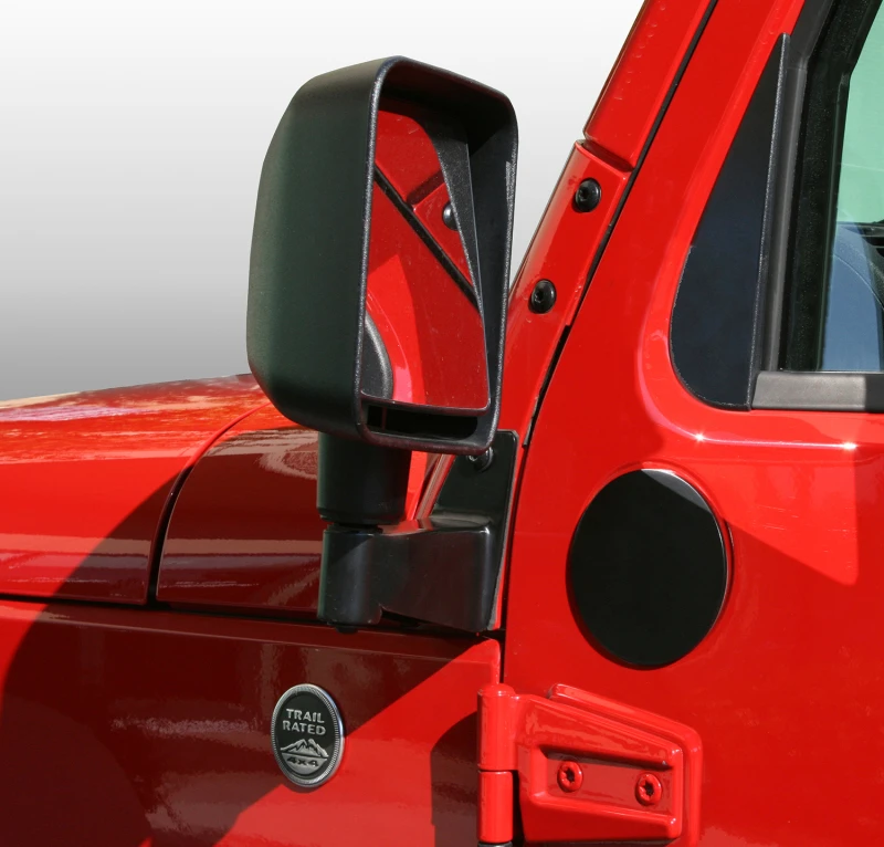 Rugged Ridge 07-18 Jeep Wrangler JK Schwarze Spiegel-Füllplatten