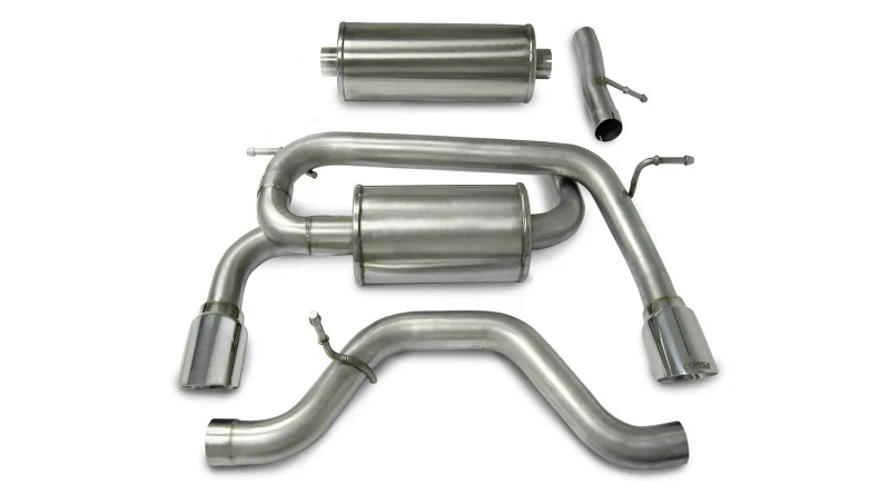Corsa 2006-2008 Hummer H3 3,5L Polierter Sport-Cat-Back-Auspuff