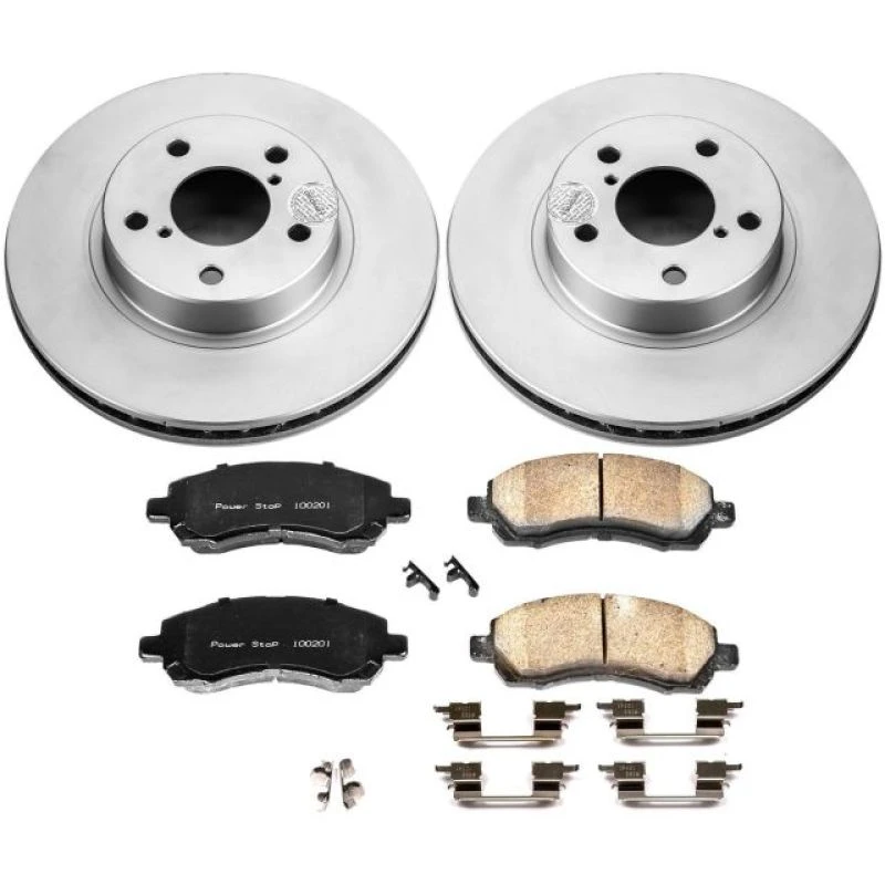 Power Stop Front Z17 Evolution Geomet Coated Brake Kit for 97-01 Subaru Impreza
