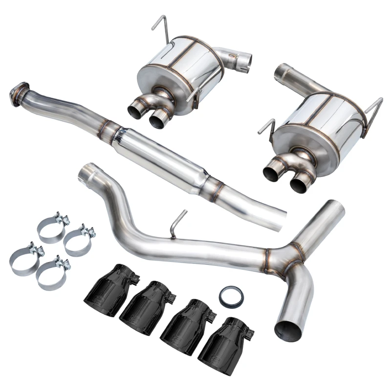AWE Tuning Subaru STI VA / WRX GV / STI GV Sedan Touring Edition Auspuff - Diamant-Schwarz-Tip (102mm)