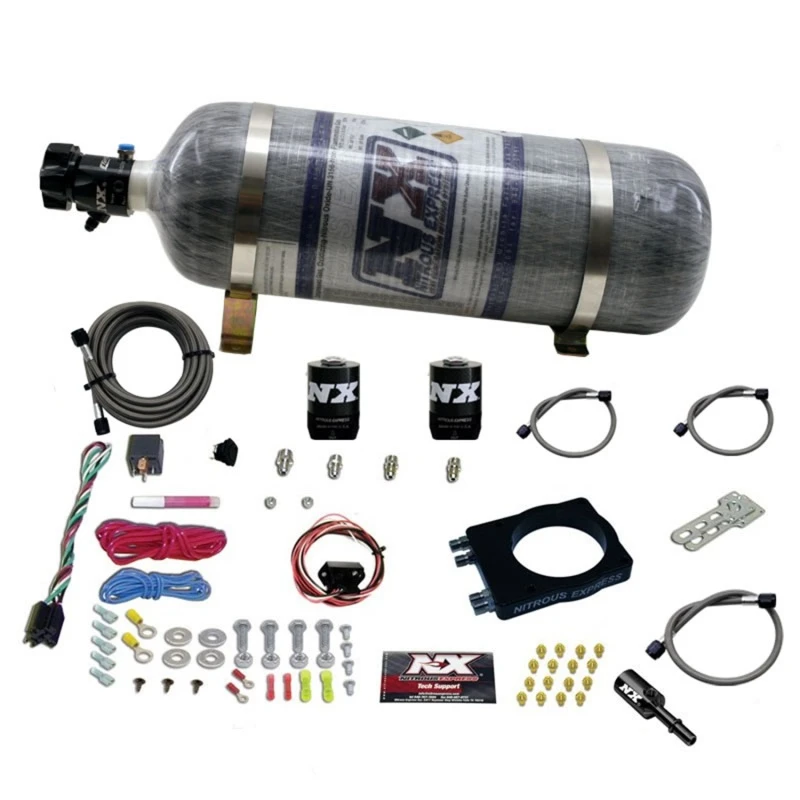 nitrous-express_20944-12-67943091f1e46 Nitrous Express Dodge Hemi Nitrous-Plate-Kit (50-400PS) mit 12lb Composite-Flasche