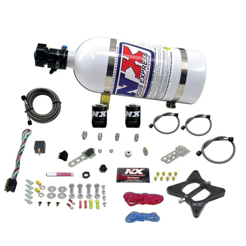 Nitrous Express 96-04 Ford Mustang 4.6L 2-Ventil-Nitrous-Platten-Kit mit 10lb-Flasche